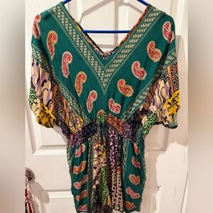 SHEIN Multicolor Patterned Dress